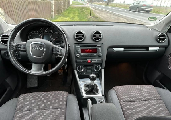Audi A3 cena 20900 przebieg: 215000, rok produkcji 2008 z Bardo małe 67